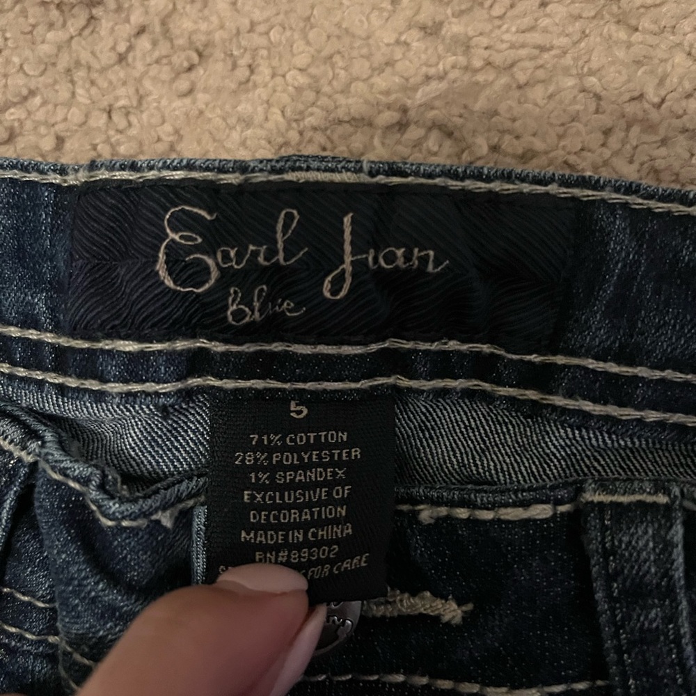 Dark blue jeans. Size 5